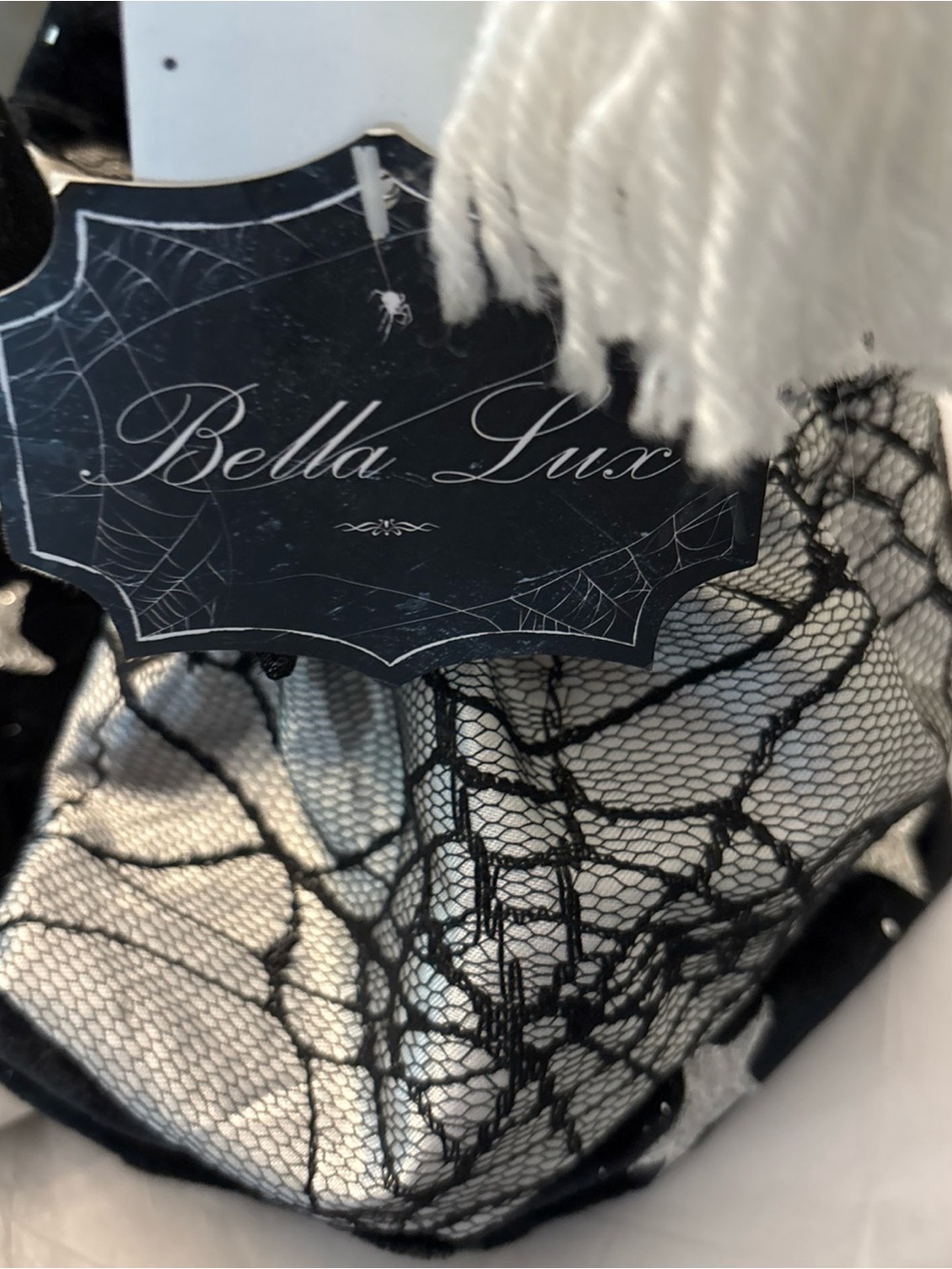 Bella Lux Halloween Shelf Sitter Plush Witch Doll Spellbook New 24“ - Picture 13 of 14